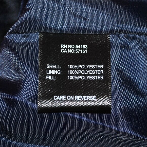 G. H. Bass Puffy Vest Women's Size Medium Orange & Blue - Picture 4 of 8